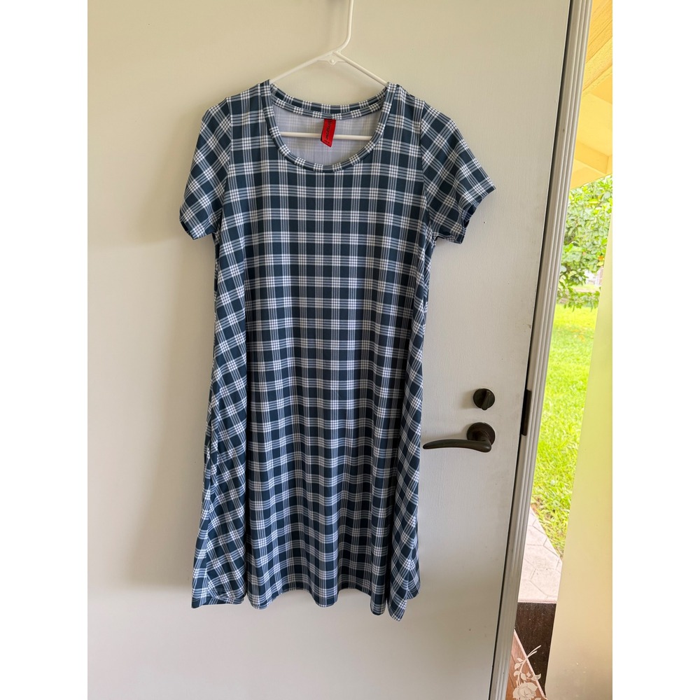 Homegrown palaka dress Hawaii lole